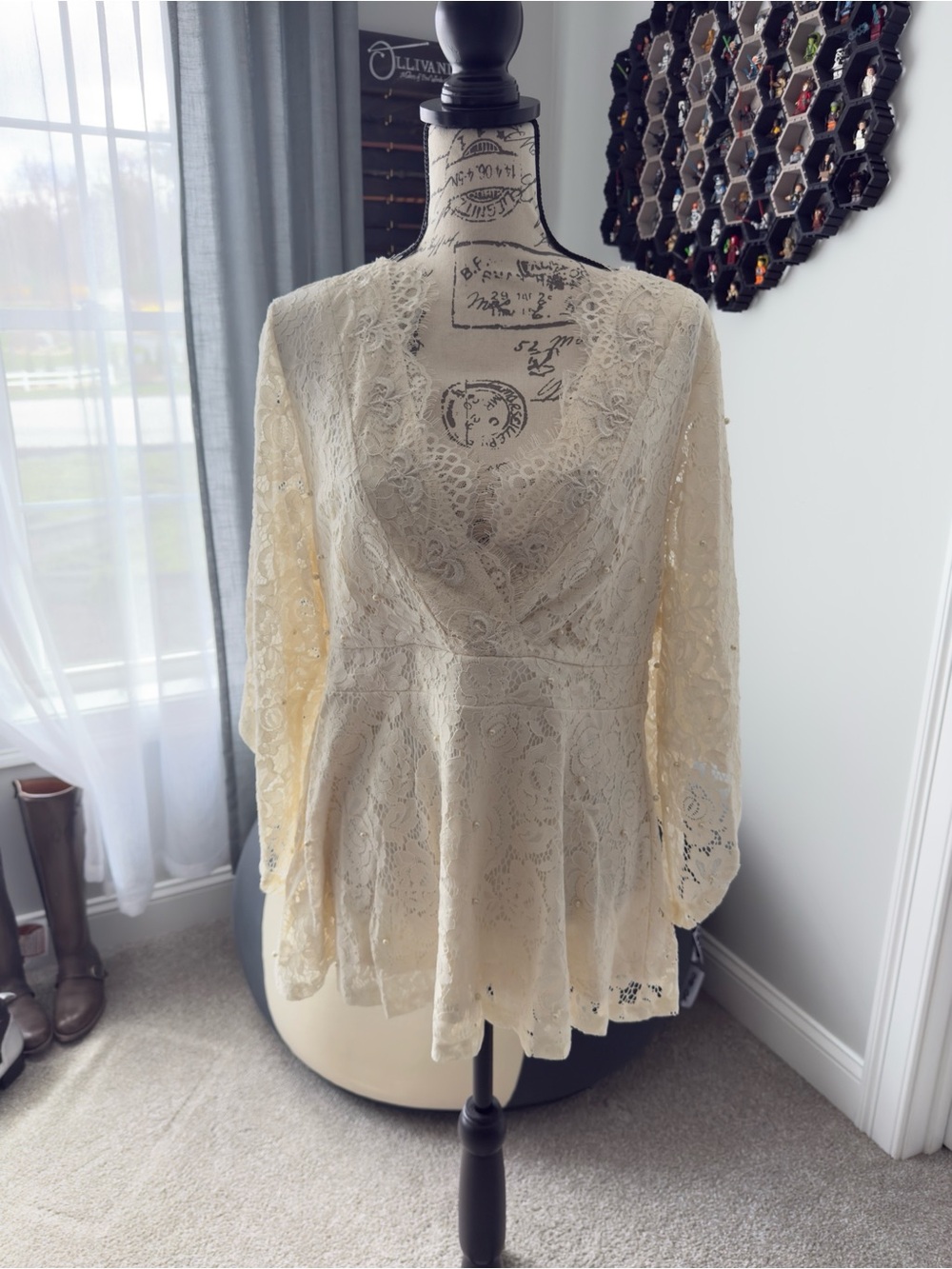 Her Universe Archives Collection Padme Amidala Wedding Dress Inspired Peplum Top
